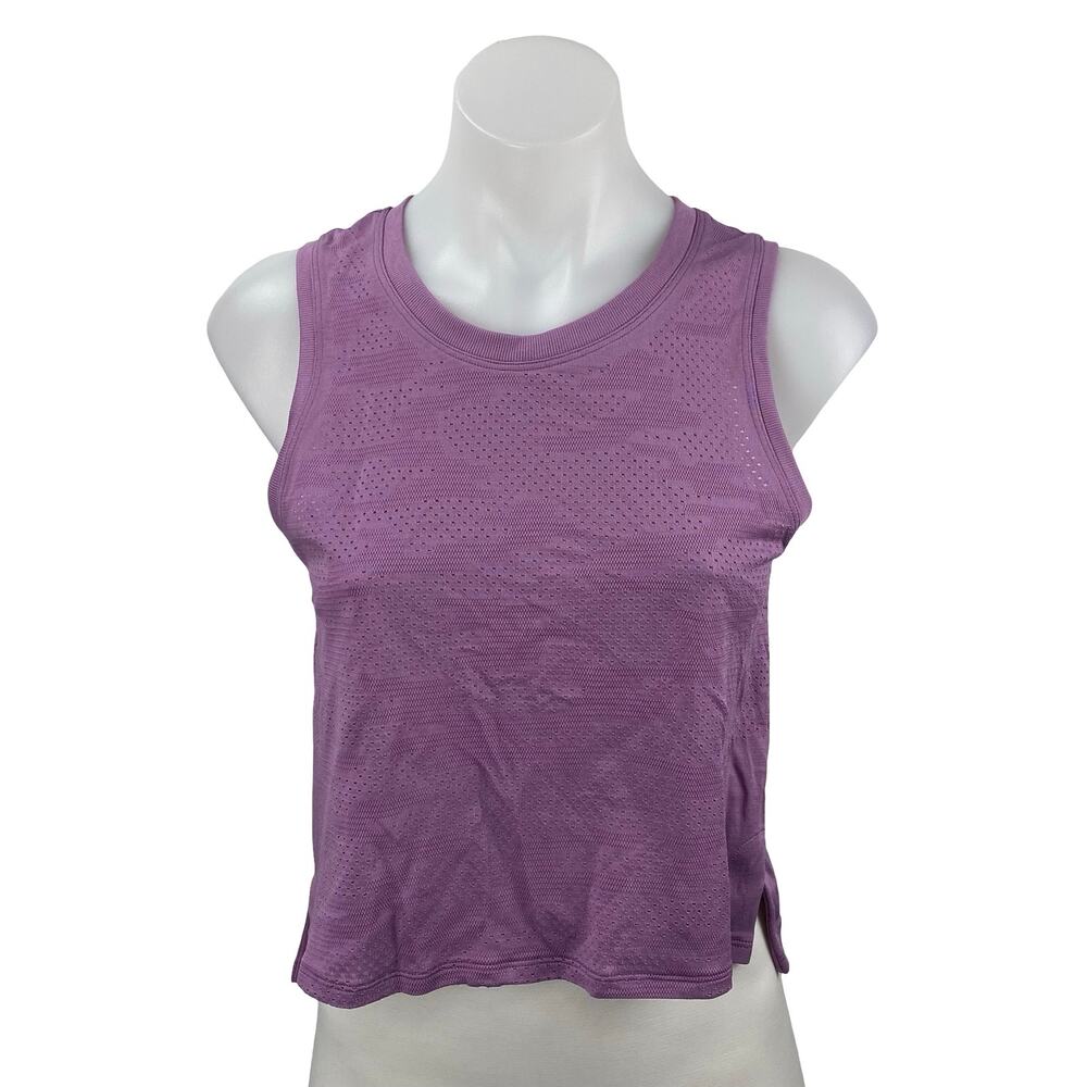 Lululemon Women's Purple Sleeveless Yoga Gym Athletic Activewear Crop Tank Top 4